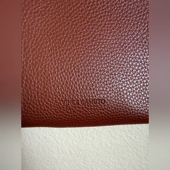 Vince Camuto Brown and Black Tote Bag/Dust Bag - Picture 3 of 7